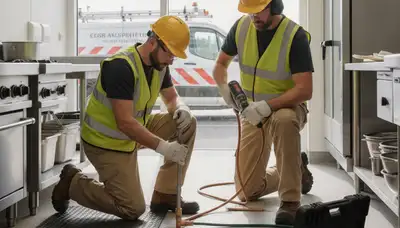 Emergency plumber in Beverly, MA repairing burst pipe for fast home leak response