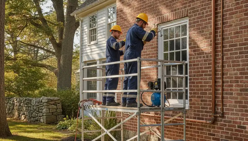 Plumber repairing sink in Beverly, MA for plumbing repair service