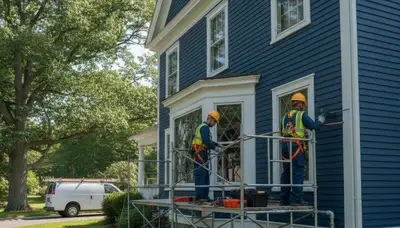 Plumber repairing a leak in Beverly, MA for local plumbing repair service