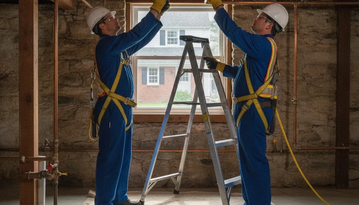 Plumber repairing a sink in Beverly, MA for reliable plumbing service