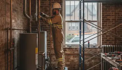 Plumber repairing a pipe in Beverly, MA for reliable plumbing repair services