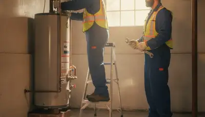 Beverly, MA plumber repairing a residential pipe leak for plumbing repair service
