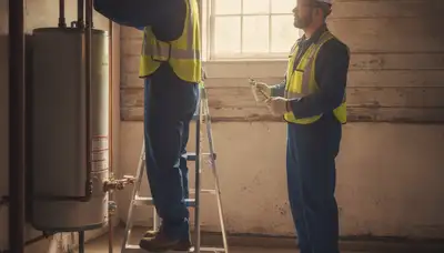 Plumber repairing a leak in Beverly, MA for local plumbing repair service