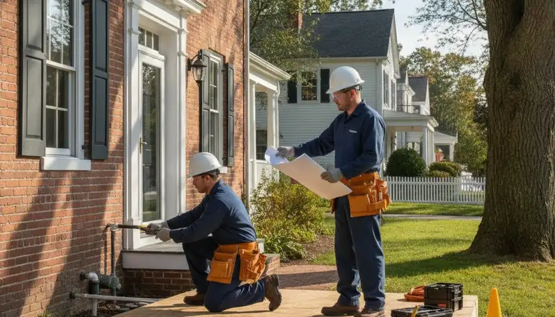 Plumber repairing a sink in Beverly, MA for reliable plumbing service
