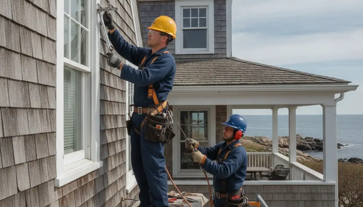 Professional Beverly, MA plumber repairing a residential pipe for plumbing service calls