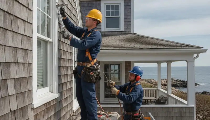 Professional Beverly, MA plumber repairing a residential pipe for plumbing service calls