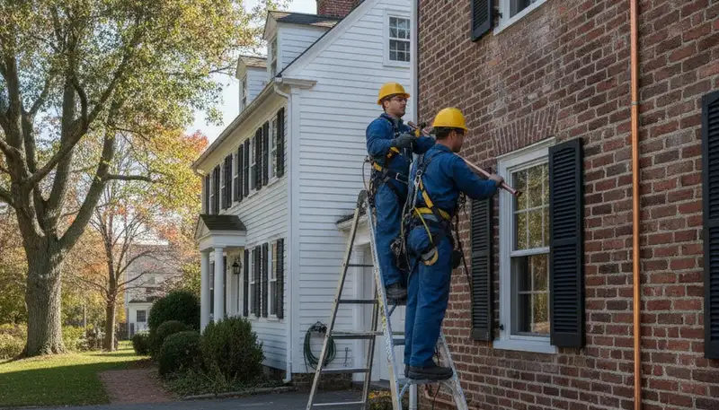 Plumber providing repair service in Beverly, MA for local plumbing business