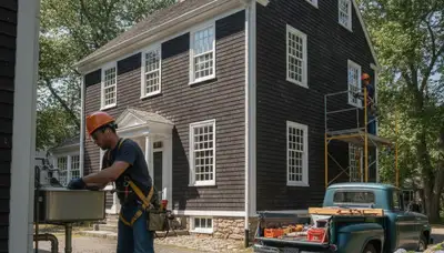 Professional plumber repairing a pipe in Beverly, MA for plumbing repair service