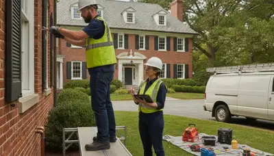 Plumber repairing a pipe in Beverly, MA for residential plumbing service
