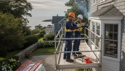 Plumber repairing a pipe in Beverly, MA for reliable plumbing repair service
