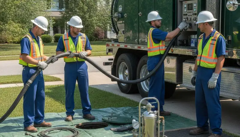 Septic pumping service in Beverly, MA for homes by On Call Plumbers