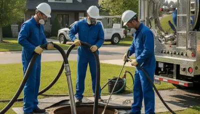 Septic tank cleaning service in Beverly, MA for residential plumbing maintenance