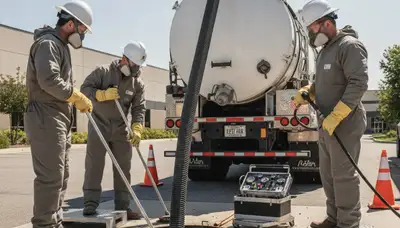 Beverly, MA septic tank cleaning service by On Call Plumbers for local homes