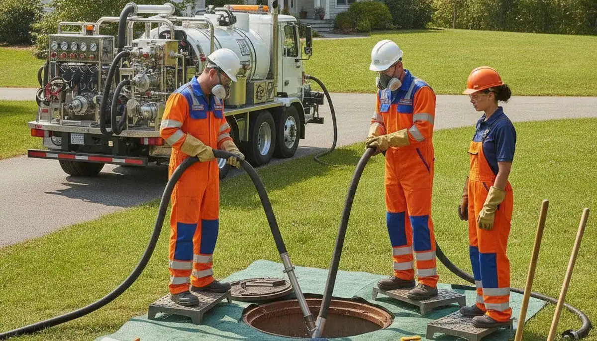 Septic tank cleaning service for Beverly, MA homes by On Call Plumbers
