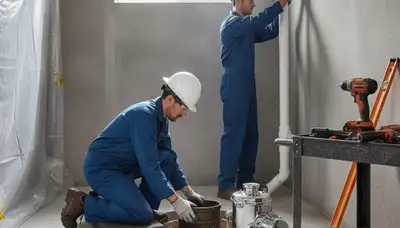 Sump pump installation for Beverly, MA home basement flood protection